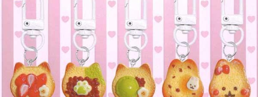 Cat & Bunny Toast - Silikona atslēgu piekariņš