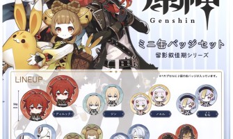 Genshin Impact Mini Can Badge Set