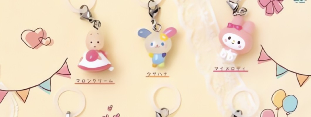 Bandai Sanrio Characters Loose Marker Accessories Keychain