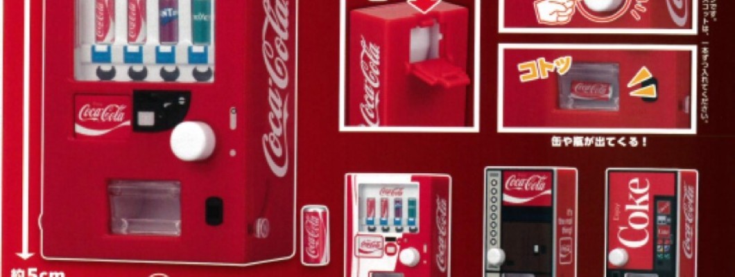 Bandai Coca-Cola Miniature Vending Machine - Plastmasas figūriņa