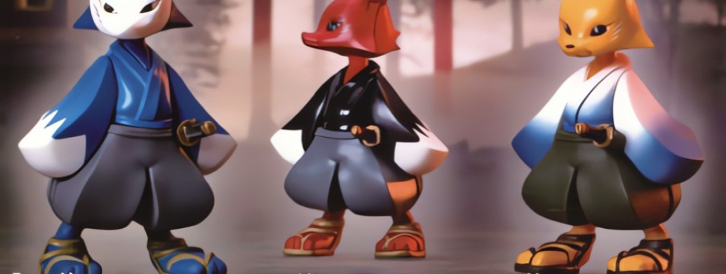 Fox Samurai Figure