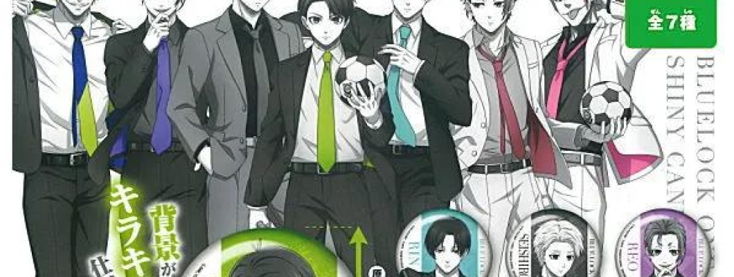 Takara Tomy Blue Lock One Color Shiny Tin Badge - Значок