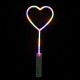 Neon LED Glowing Magic Wand - Heart - Неоновая светящаяся волшебная палочка - Сердце