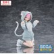 Sega Re:Zero Starting Life in Another World Yumemirize Figure 11cm - Ram Mofumofu - Plastic figure