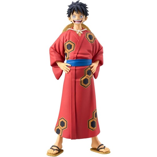 Banpresto One Piece Grandline Series Figure 16cm - Wanokuni Yukata Monkey D.Luffy - Plastmasas figūriņa