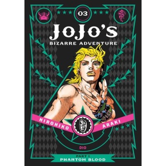 JoJo's Bizarre Adventure: Part 1 Phantom Blood Vol. 3 (EN) Hardback - Grafiskā novele (Hirohiko Araki)