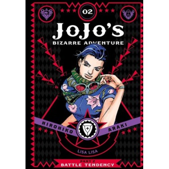 JoJo's Bizarre Adventure: Part 2 Battle Tendency Vol. 2 (EN) Hardback - Grafiskā novele (Hirohiko Araki)