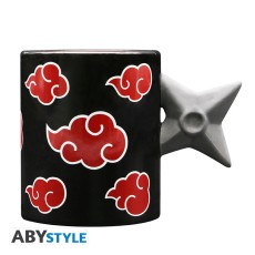 ABYstyle Naruto Shippuden Shuriken Akatsuki Handle 3D Mug 460m