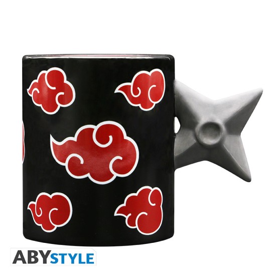 ABYstyle Naruto Shippuden Shuriken Akatsuki Handle 3D Mug 460m
