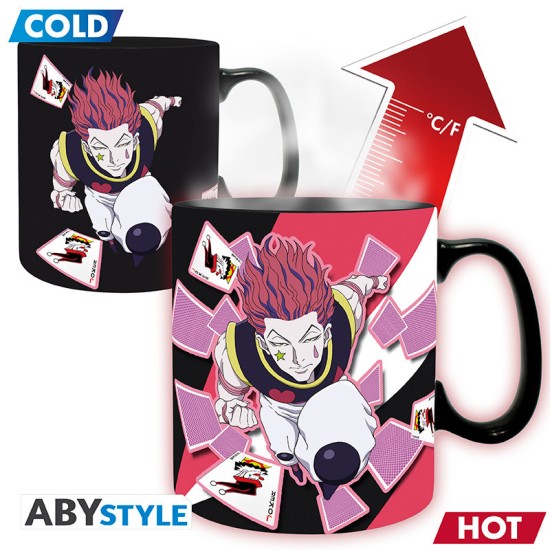 ABYstyle Hunter x Hunter Heat Change Ceramic Mug 460ml - Gon & Hisoka - Krūze