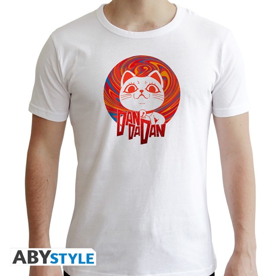 ABYstyle Dandadan Turbo Granny T-shirt - M izmērs / Balts - Vīriešu kokvilnas T-krekls