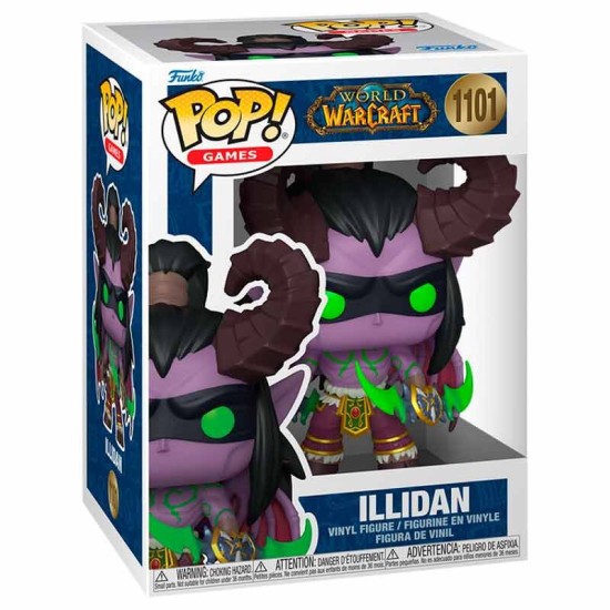 Funko POP! World of Warcraft: The War Within Figure 9cm - Illidan (1101) - Vinila figūriņa