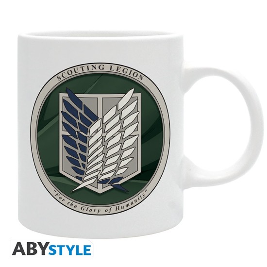 ABYstyle Attack on Titan Ceramic Mug 320ml - Scout Legion - Krūze