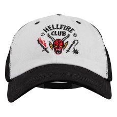 Cinereplicas Stranger Things Baseball Cap - Hellfire Club - Cepure ar nagu