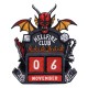 Nemesis Now Stranger Things Perpetual Calendar Hellfire Club 15cm - Mūžīgs kalendārs