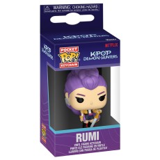 Funko Pocket POP! KPop Demon Hunters Keychain - Rumi - Vinyl keychain