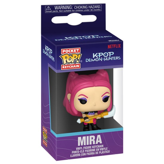 Funko Pocket POP! KPop Demon Hunters Keychain - Mira - Vinyl keychain
