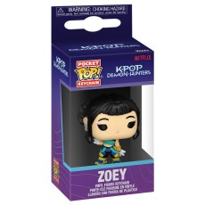 Funko Pocket POP! KPop Demon Hunters Keychain - Zoey - Vinyl keychain