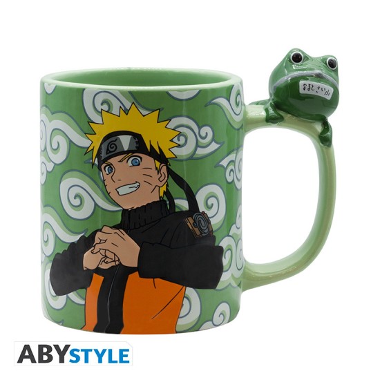 ABYstyle Naruto Shippuden Handle 3D Mug 460ml - Naruto and Gama