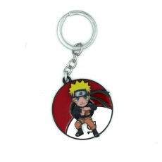 Naruto Shippuden Metal Keychain - Naruto Design 1 - Металлический брелок для ключей