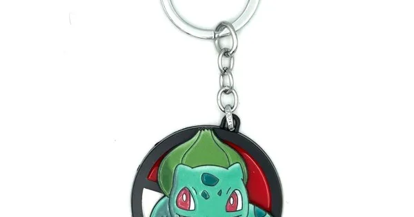 Pokemon Metal Keychain - Bulbasaur - Металлический брелок для ключей