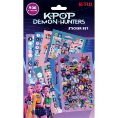 Pyramid KPop Demon Hunters Sticker Set (500.pcs) - Teaser Art - Uzlīmju komplekts