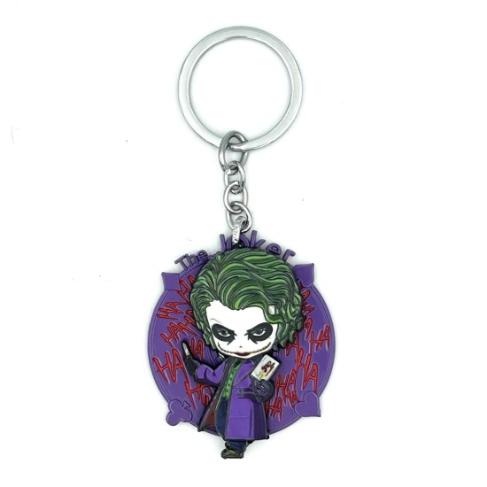 DC Comics Metal Keychain - Chibi Joker - Металлический брелок для ключей