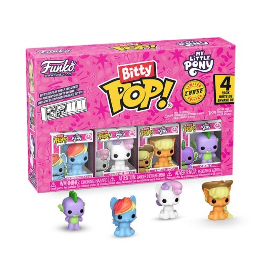 Funko POP! My Little Pony Bitty Figures 2.5 cm (4 pcs.) - Rainbow Dash - Komplekts vinila figūriņas