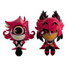 Youtooz Hazbin Hotel Vinyl Figure 7cm (2.pack) - Alastor & Niffty Monitor Buddiez - Виниловая фигурка