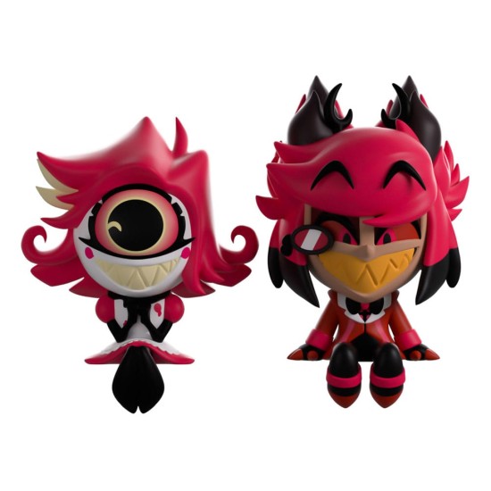 Youtooz Hazbin Hotel Vinyl Figure 7cm (2.pack) - Alastor & Niffty Monitor Buddiez - Виниловая фигурка