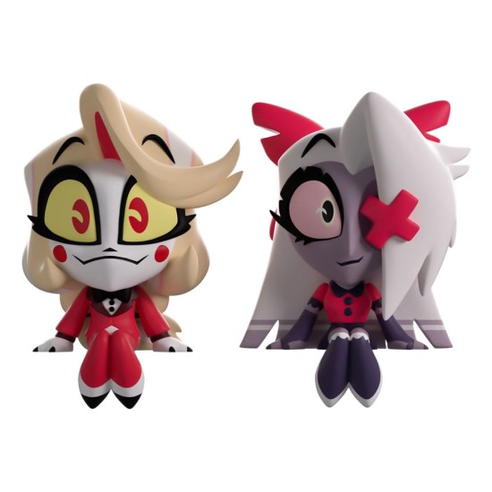 Youtooz Hazbin Hotel Vinyl Figure 7cm (2.pack) - Charlie & Vaggie Monitor Buddiez - Виниловая фигурка