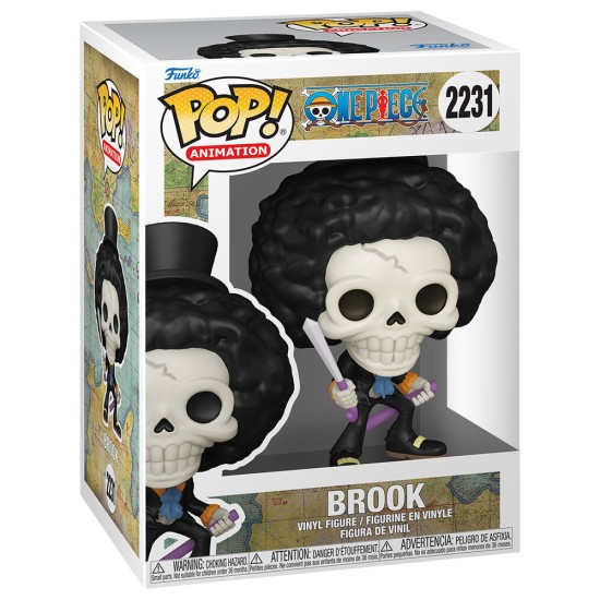 Funko POP! One Piece Figure 9cm - Brook (2231) - Vinila figūriņa