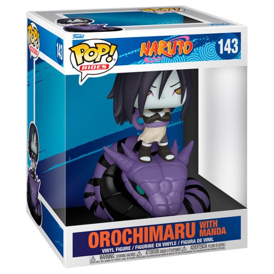 Funko POP! Naruto Shippuden Figure - Orochimaru with Manda (143) - Vinila figūriņa
