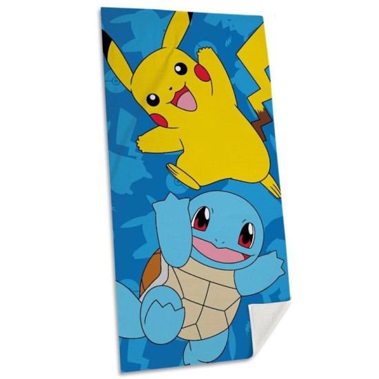 Kids Licensing Pokemon Cotton Beach Towel 140 x 70cm - Kokvilnas pludmales dvielis