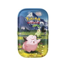 Pokemon Super Card Game TCG Trading Cards - Mega Evolution: Ascended Heroes Mini Tin: Clefairy & Chikorita EN - Kāršu spēle