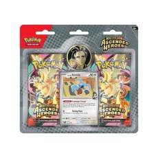 Pokemon Super Card Game TCG Trading Cards - Mega Evolution: Ascended Heroes - Trainer's 2-pack Blister - Larry's Komola EN - Kāršu spēle