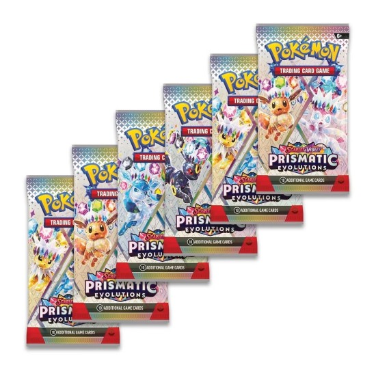 Pokemon Super Card Game TCG Trading Cards - Scarlet & Violet: Prismatic Evolutions Booster Pack EN US - Kāršu spēle