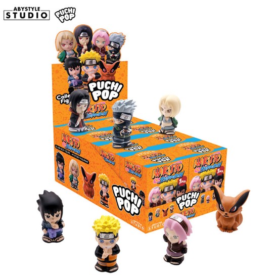 ABYstyle Naruto Shippuden PuchiPop Soft Vinyl Blind Box Figure 5cm (1.pcs) - Plastmasas figūriņa