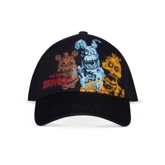 Difuzed Five Nights at Freddy's Adjustable Cap - Can You Survive - Cotton Cap