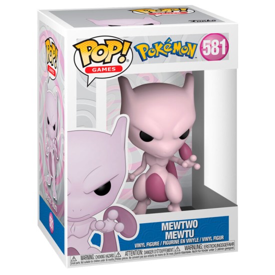 Funko POP! Pokemon Figure 9cm - Mewtwo (581) - Vinyl figure