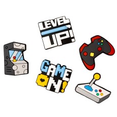3D Sticker Set (5.шт) - Game On - комплект наклеек