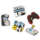 3D Sticker Set (5.pcs) - Game On