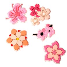 3D Sticker Set (5.шт) - Pink Blossom - комплект наклеек