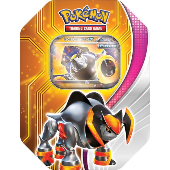 Pokemon Super Card Game TCG Trading Cards - Paradox Destinies - Iron Boulder Ex - Tin EN - Карточная Игра