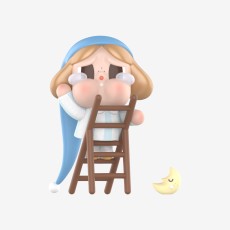 Pop Mart Crybaby Crying to the Moon Series Figure - Plastic figure