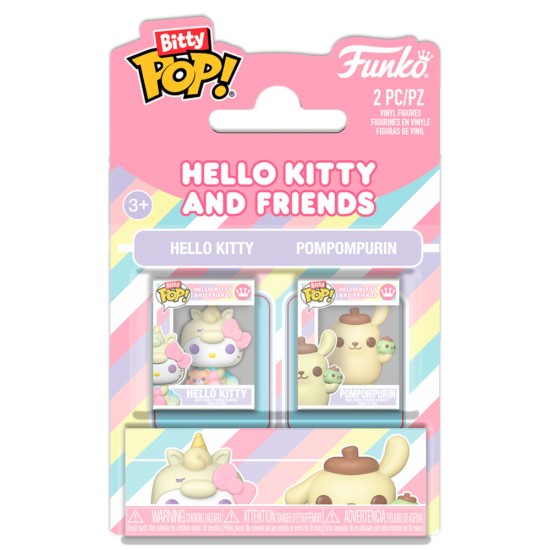 Funko Bitty POP! Hello Kitty and Friends Figure (2 pack) - Hello Kitty & Pompompurin - Vinila figūriņa
