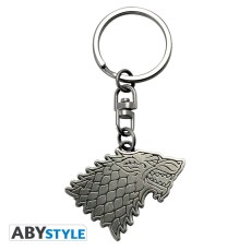 ABYstyle Game of Thrones Keychain - Stark - Metālisks atslēgu piekariņš