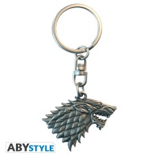 ABYstyle Game of Thrones 3D Keychain - Stark - Metālisks atslēgu piekariņš