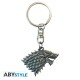 ABYstyle Game of Thrones 3D Keychain - Stark - Metālisks atslēgu piekariņš