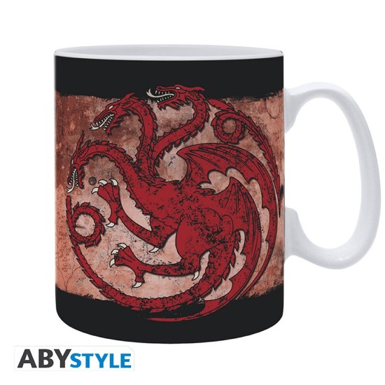 ABYstyle Game of Thrones Ceramic Mug 460ml - Targaryen - Krūze